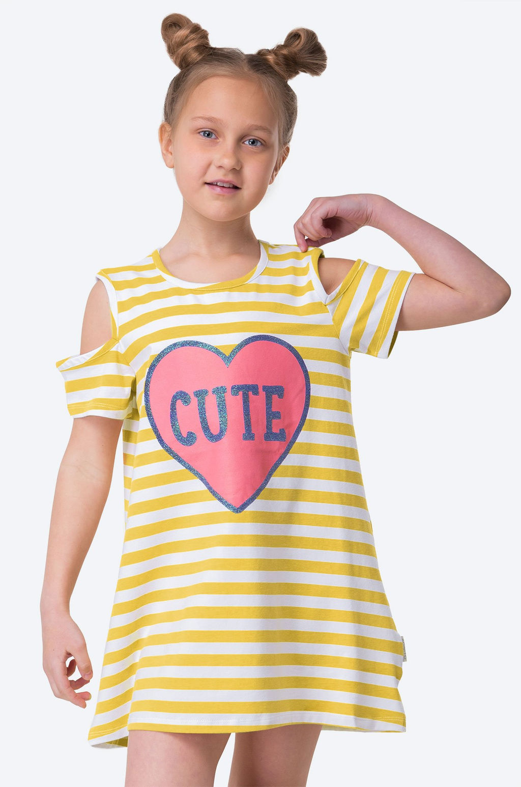 Летнее платье с лайкрой для девочки Bonito  фото 3