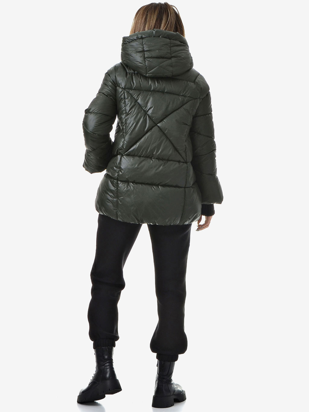 Зимняя куртка с вязанной отделкой - А+б коллекция фото 5