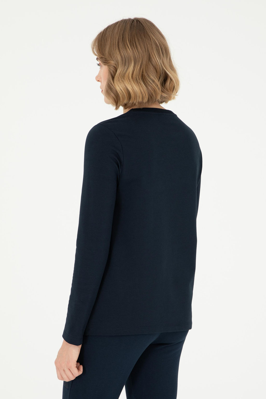 Женский темно-синий свитшот - U.s. polo assn фото 5