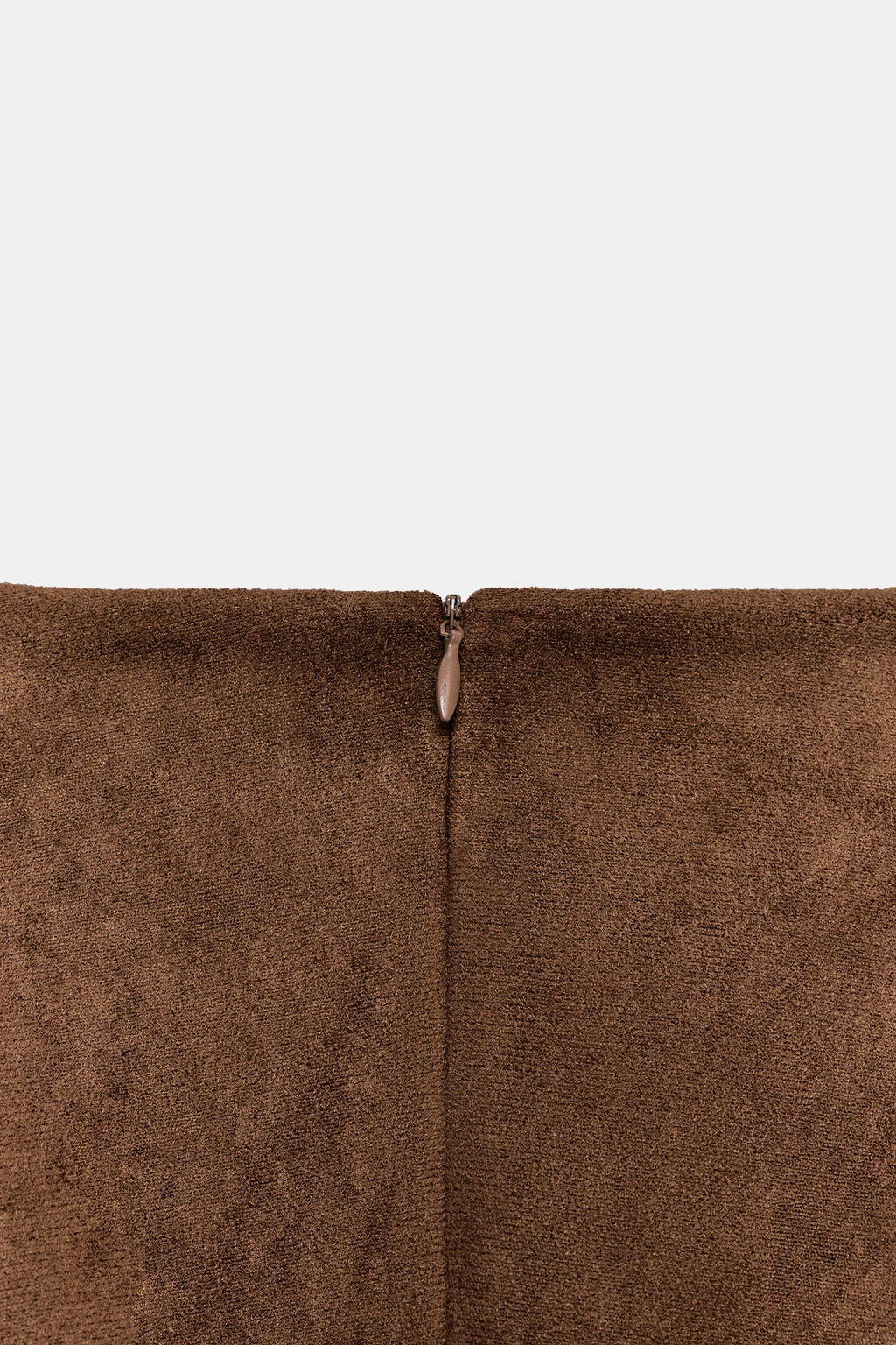 VESTIDO CORTO EFECTO ANTE / Caramelo - Zara фото 8