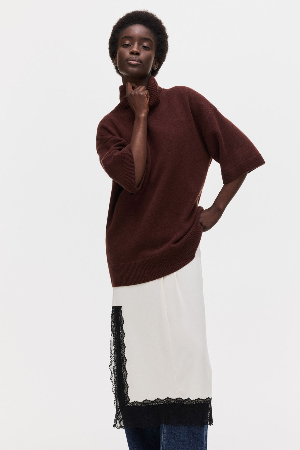 Jersey de lana con cuello alto - H&m фото 3