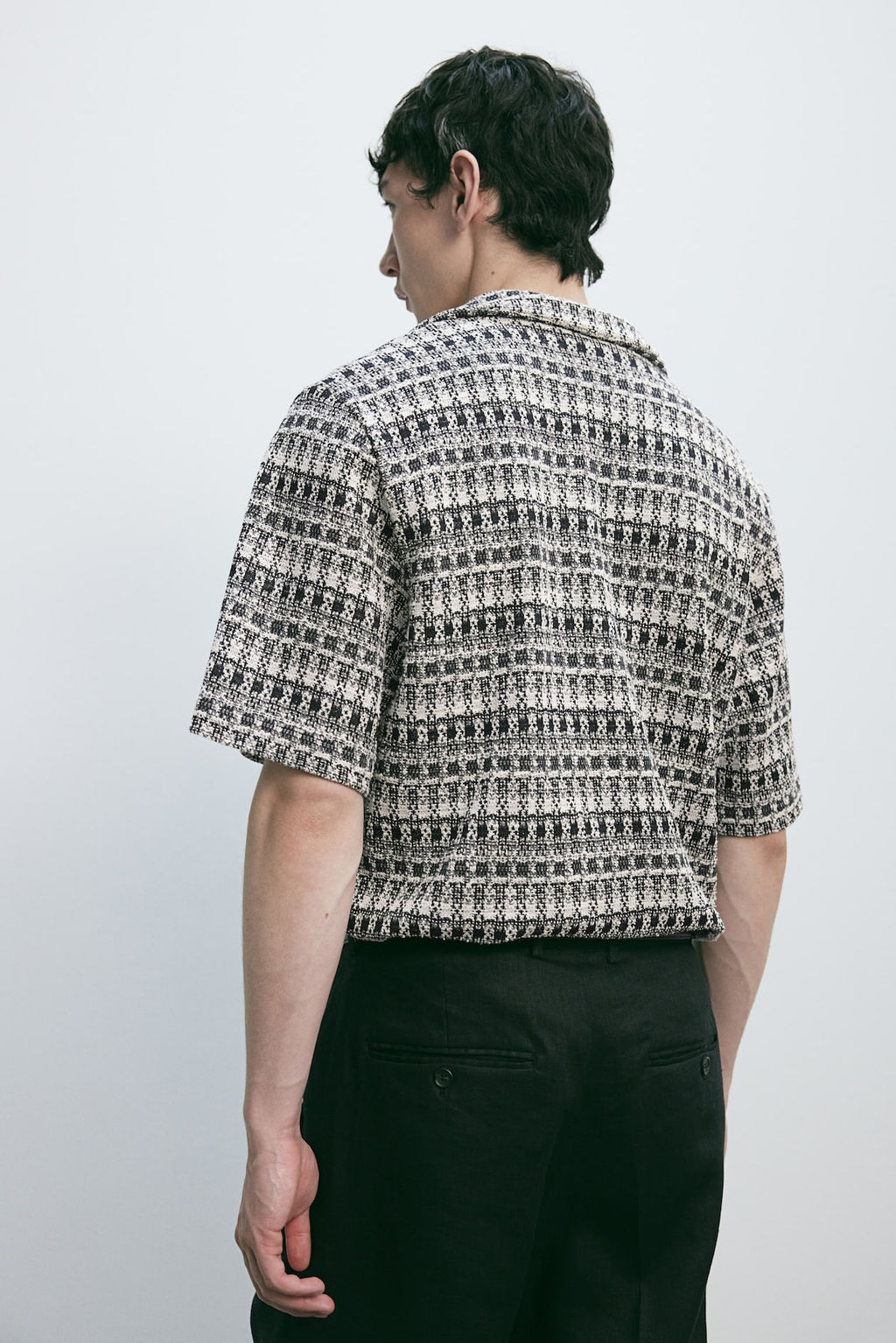 Polo de tweed Loose Fit - H&m фото 5