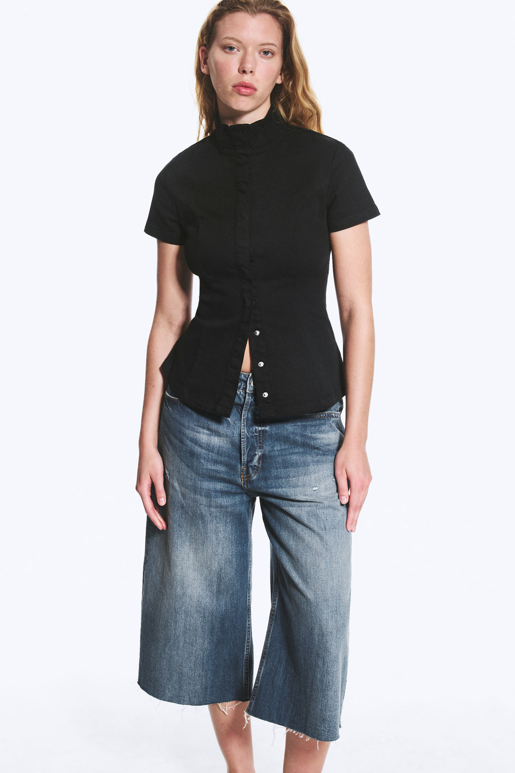 Top de algod?n ajustado - H&m фото 2