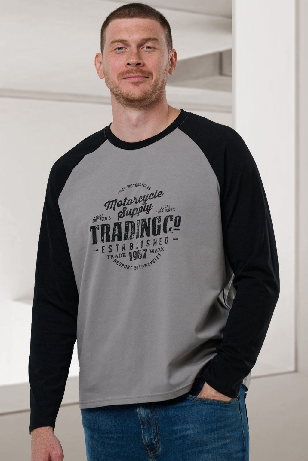 лонгслив мужской 3567-23 Новинка