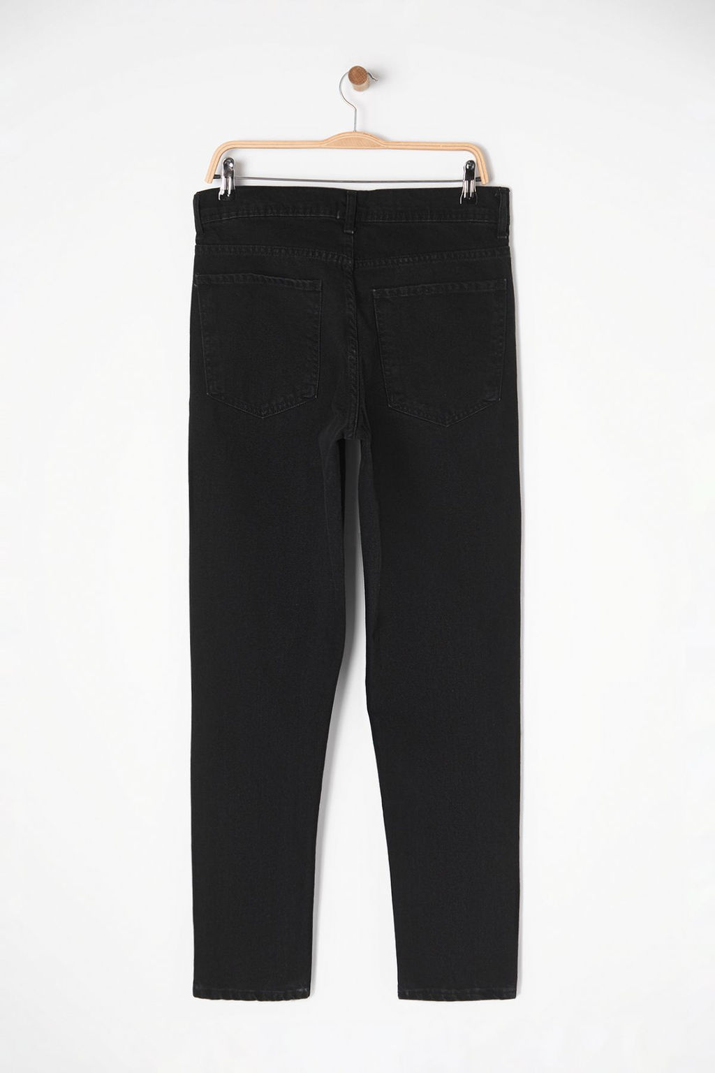 Siyah Smoke Essential Fit Jeans Kot Pantolon TMNAW23JE00104