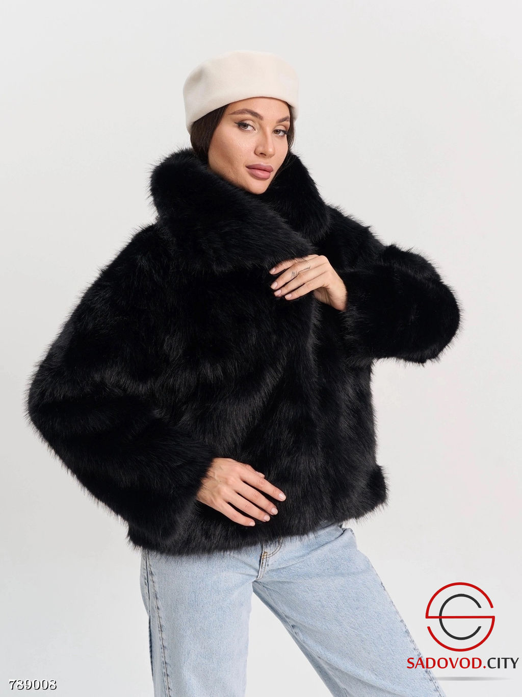 Шуба искусственная женская - Bruno фото 7