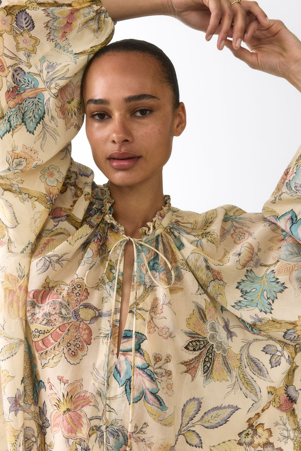 Blusa oversize en mezcla de algod?n - H&m фото 5