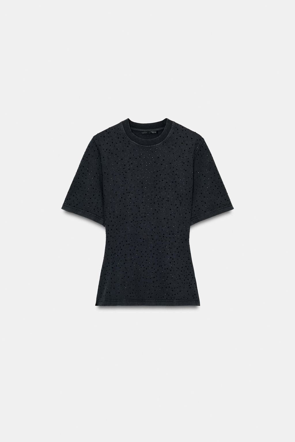 SHINY SHORT SLEEVE T-SHIRT - Zara фото 6