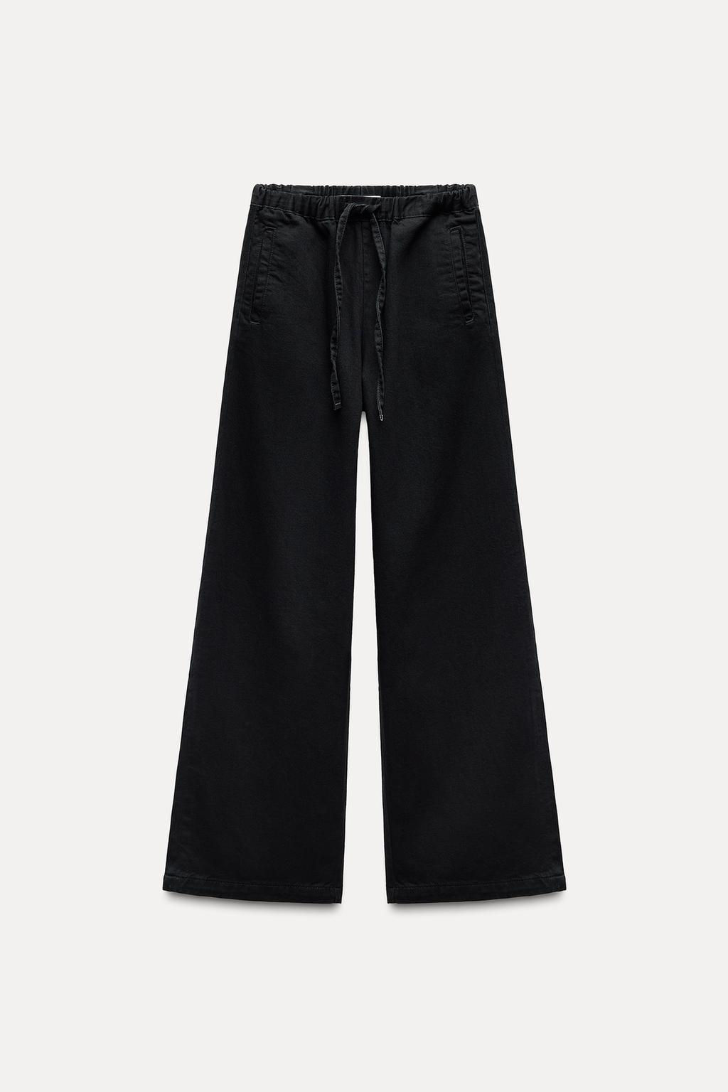 Z1975 HIGH-WAIST WIDE-LEG JOGGER JEANS - Zara фото 10