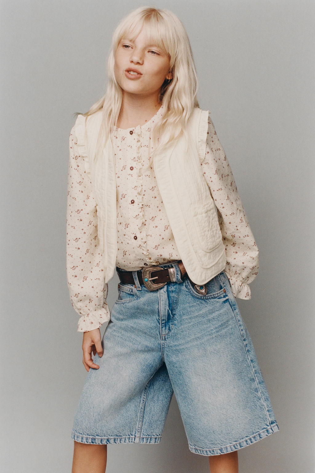 FLORAL PRINT BLOUSE - Zara фото 5