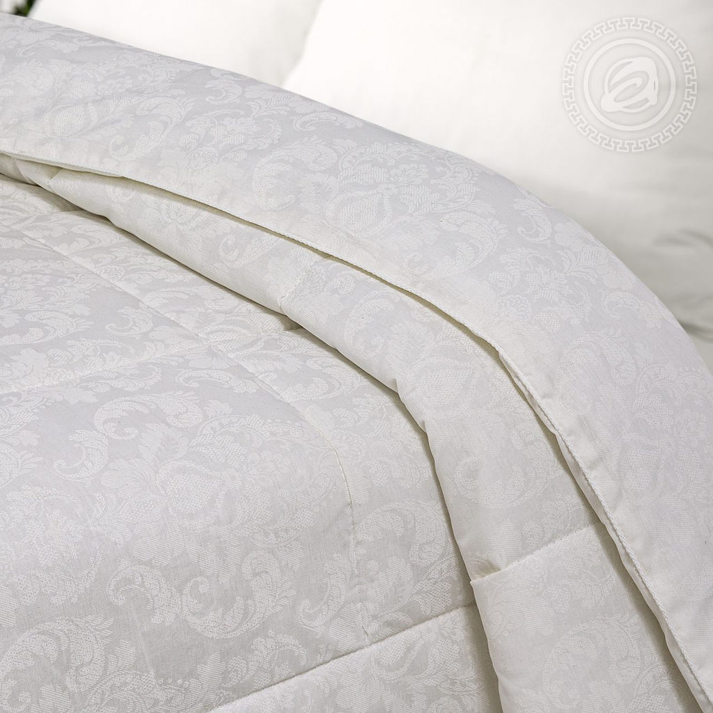 Одеяло "Лебяжий пух" облегченное (хлопок 100%) 200*215 Евро/1 шт. Комфорт (хлопок)