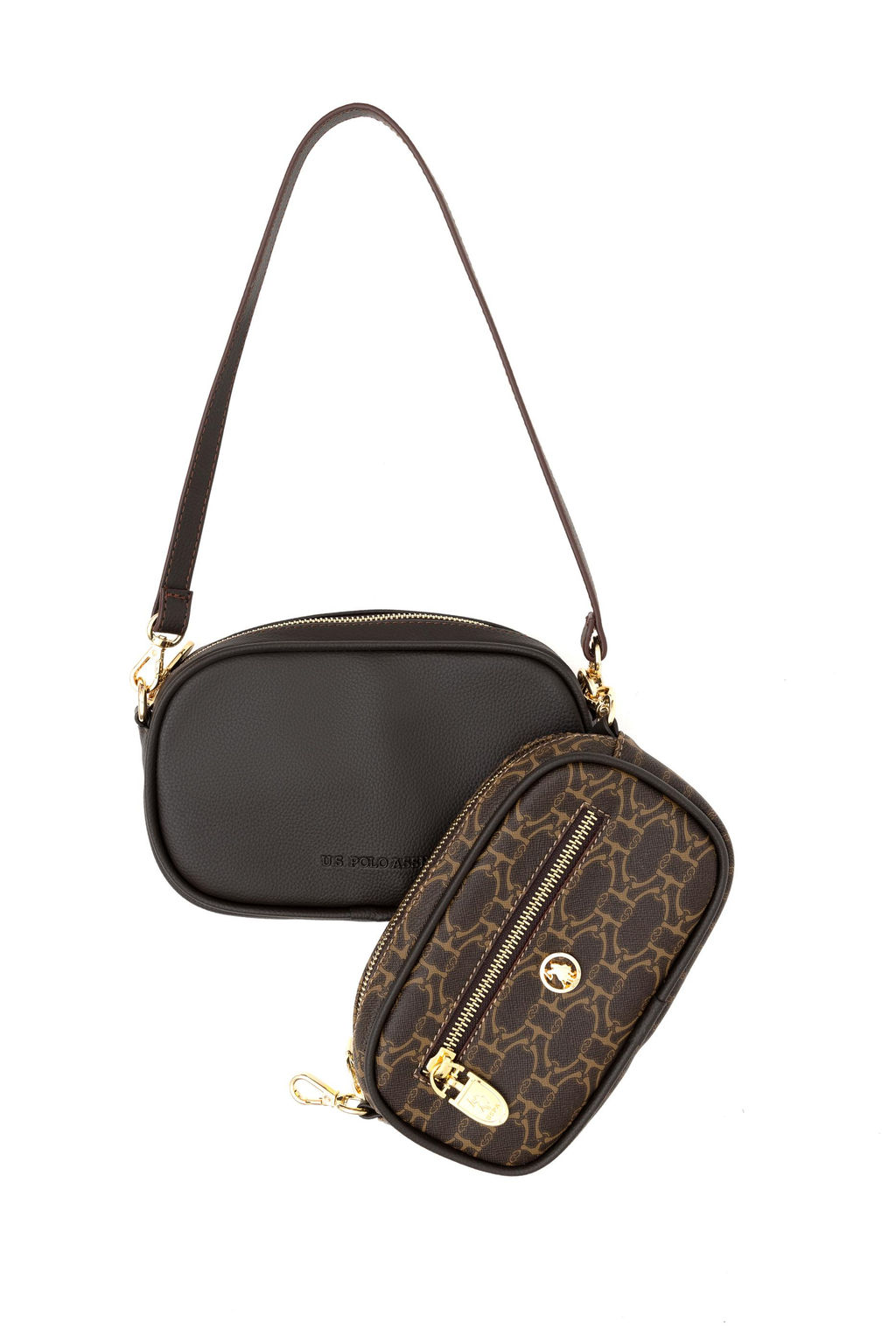 Женская коричневая сумка - U.s. polo assn фото 5