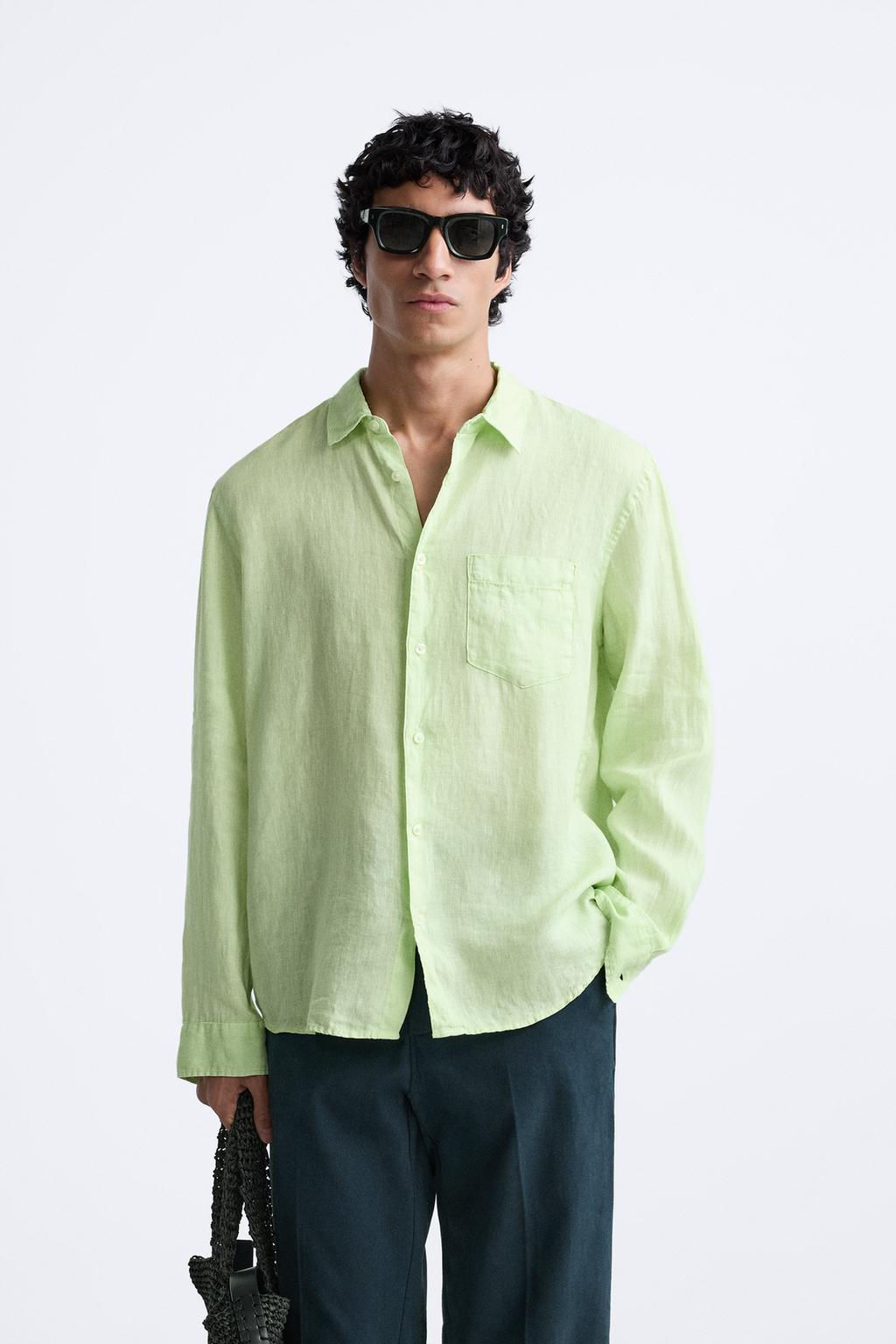 %100 KETEN GOMLEK - Zara фото 37