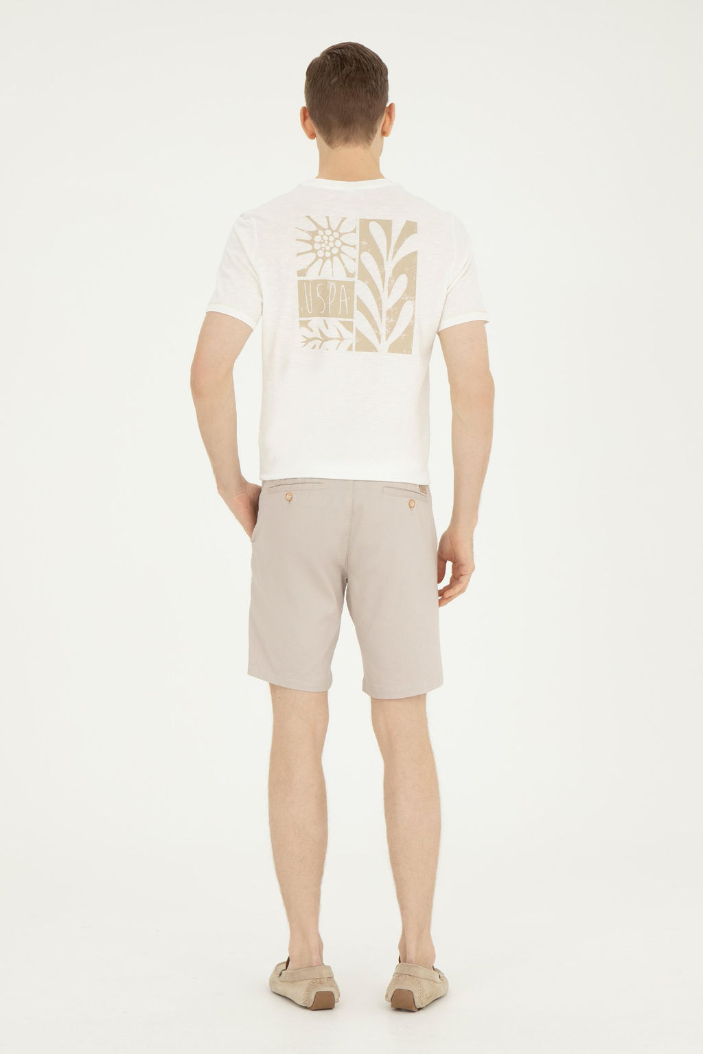 Мужские шорты из каменной ткани - U.s. polo assn фото 4
