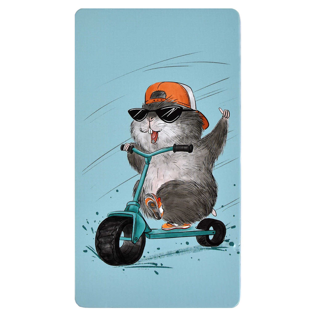 Пенал школьный Феникс+, арт.62062/ 30 ХОМЯК НА САМОКАТЕ  фото 2