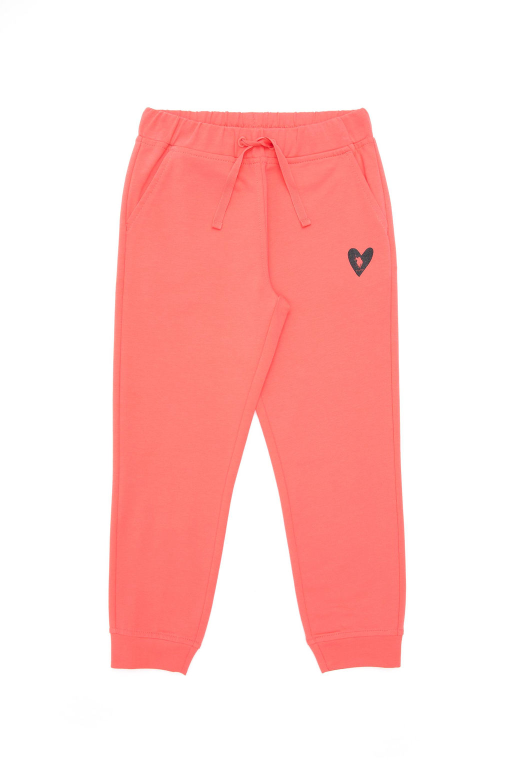 Спортивные штаны с цветком граната для девочек - U.s. polo assn фото 2