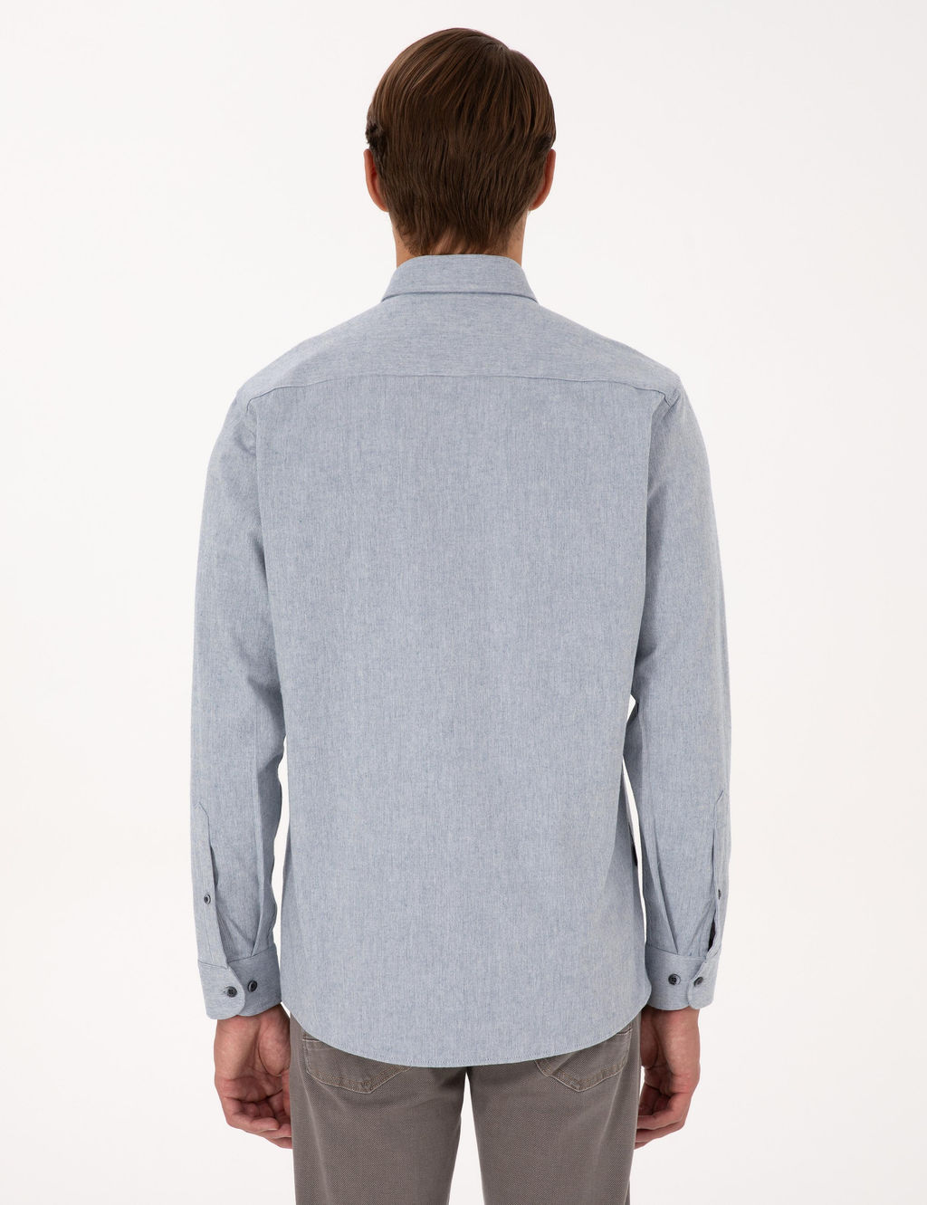 Mavi Regular Fit Uzun Kollu G_mlek - Pierre cardin фото 5