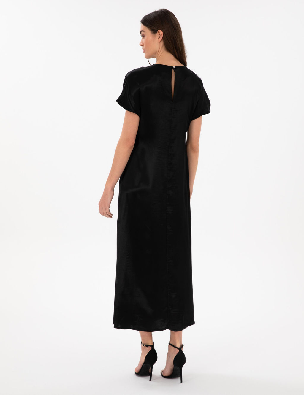 Siyah Comfort Fit Dokuma Elbise - Pierre cardin фото 4