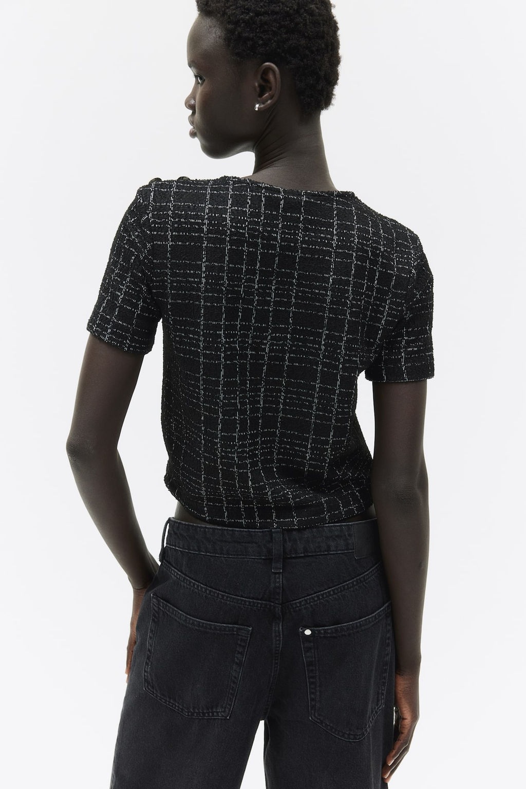 Top corto en boucle - H&m фото 4