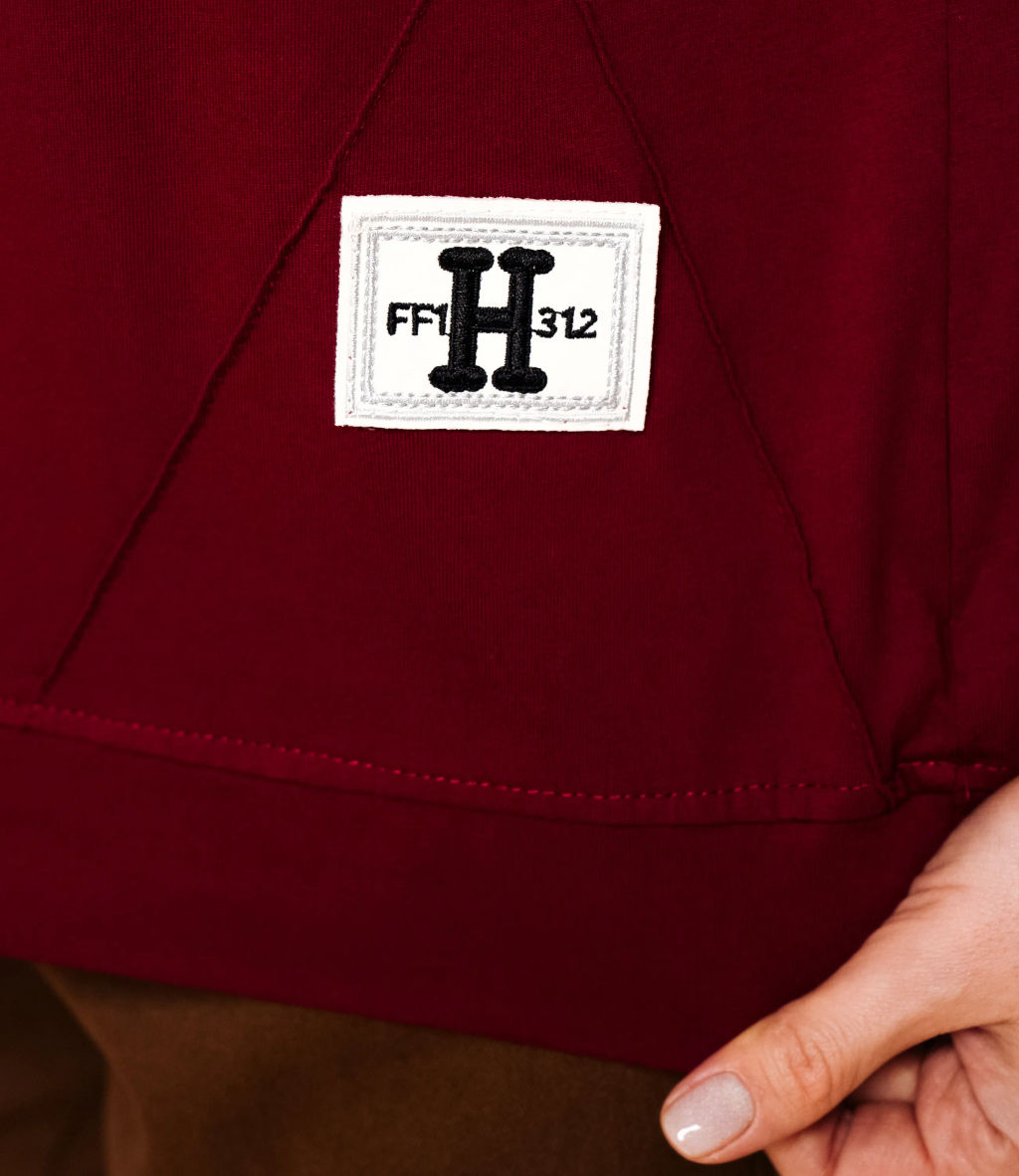 Футболка #КТ1062 (2), бордовый - Dommod фото 5