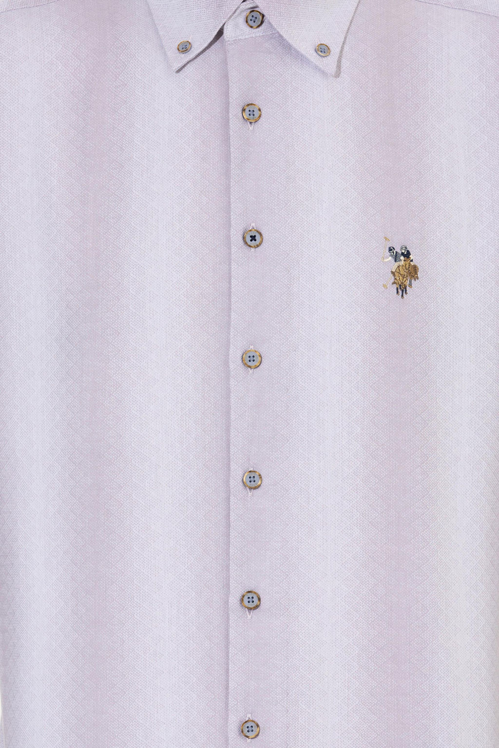 U. S. Polo Assn Мужская серая рубашка с длинным рукавом - U.s. polo assn фото 18