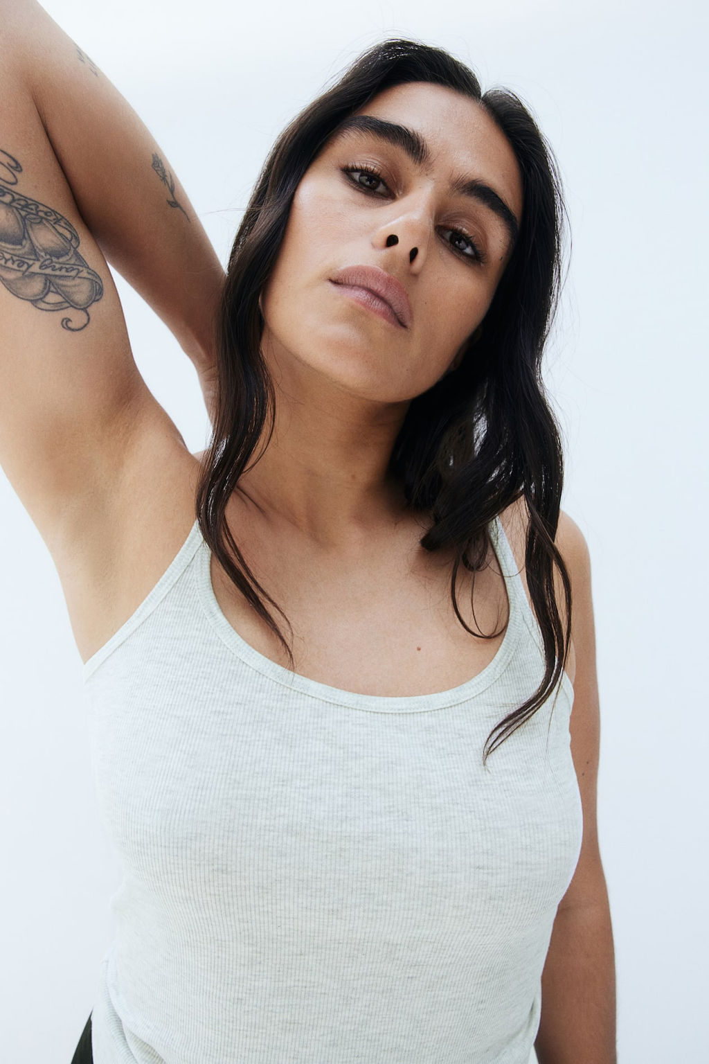 Camiseta de tirantes en canale - H&m фото 2