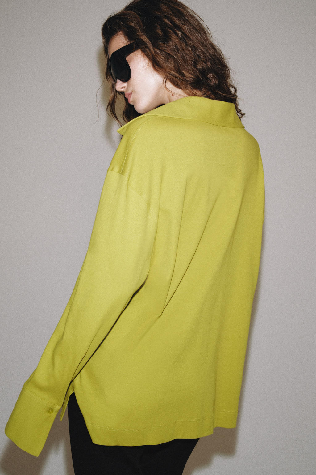 CAMISETA POLO BOLSILLOS / Verde manzana - Zara фото 3