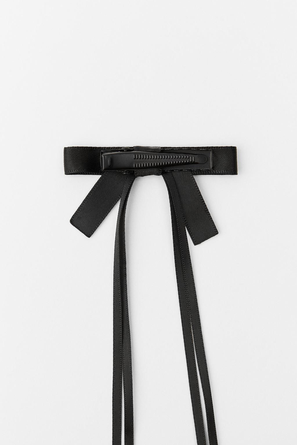 2-PACK OF SATIN BOW HAIR CLIPS - Zara фото 5