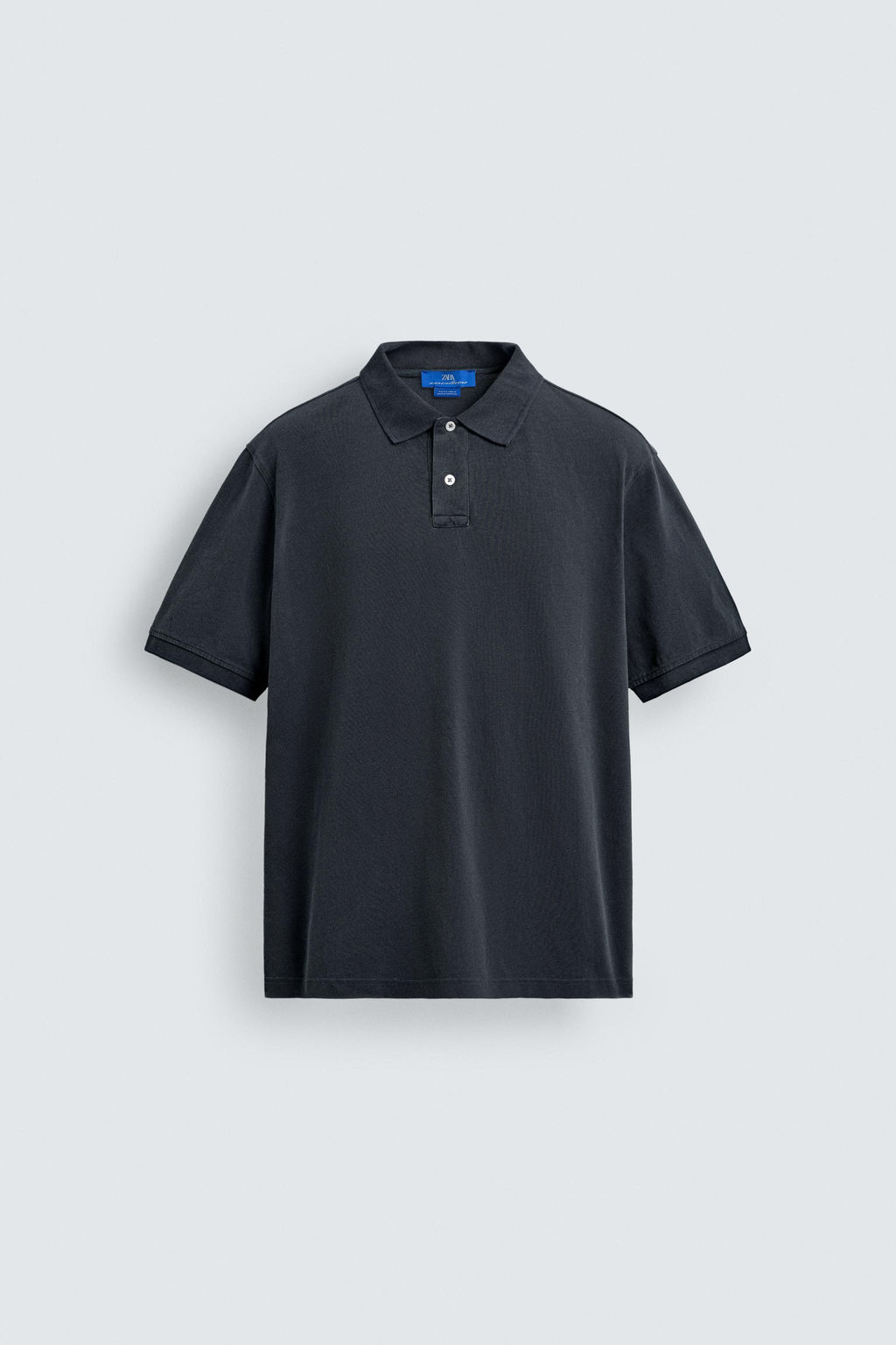 POLO PIQU? LAVADO AARON LEVINE X ZARA / Marino
