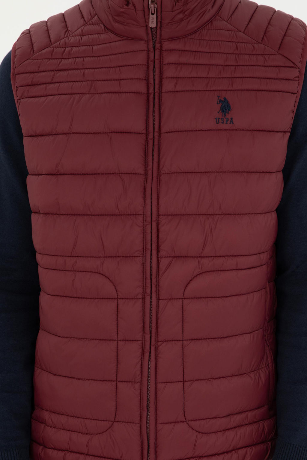 Мужской бордовый жилет - U.s. polo assn фото 6