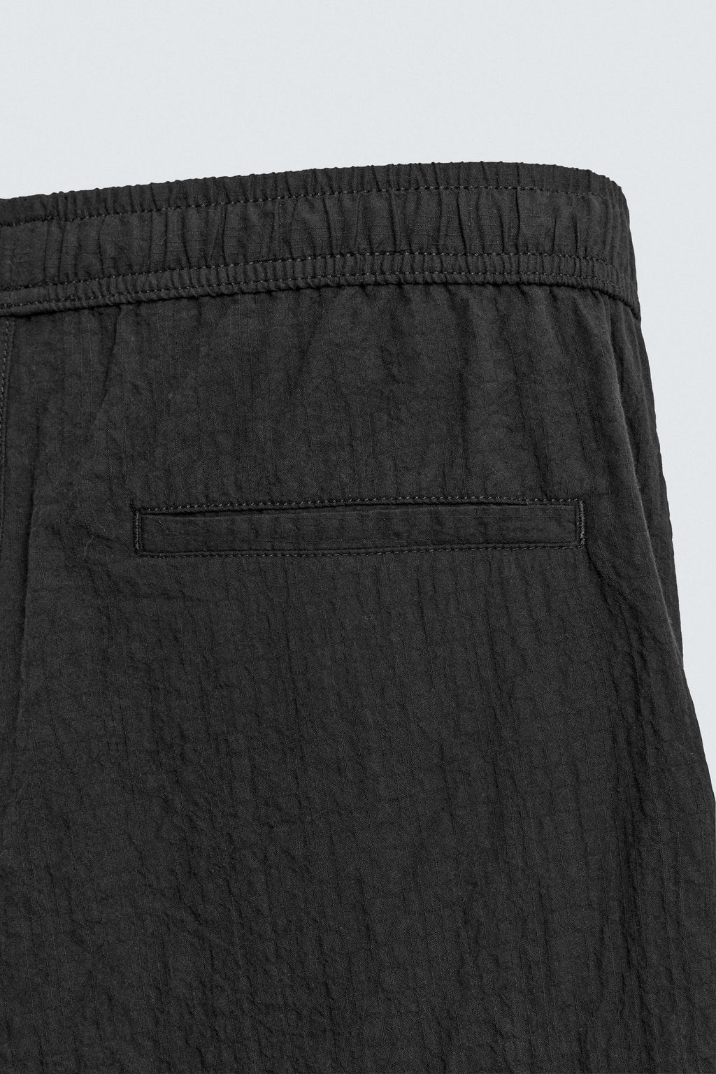 PANTAL?N REGULAR FIT ESTRUCTURA / Negro - Zara фото 9