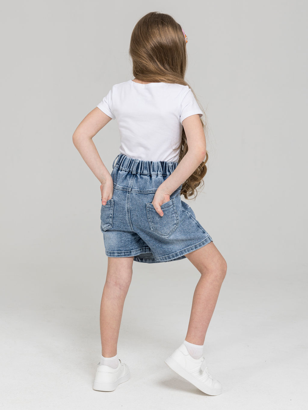 Юбка-шорты для девочек - Синий мир фото 10