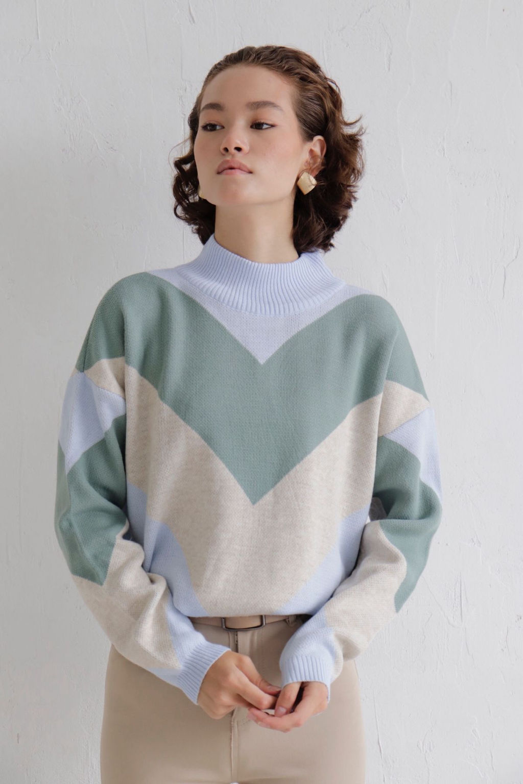 10344 Свитер мятно-голубой - Martichelli фото 6