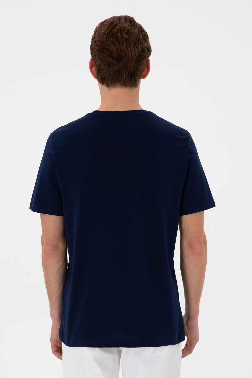 Erkek Bisiklet Yaka Lacivert Ti__rt Sepette S_rpriz _ndirim - U.s. polo assn фото 5