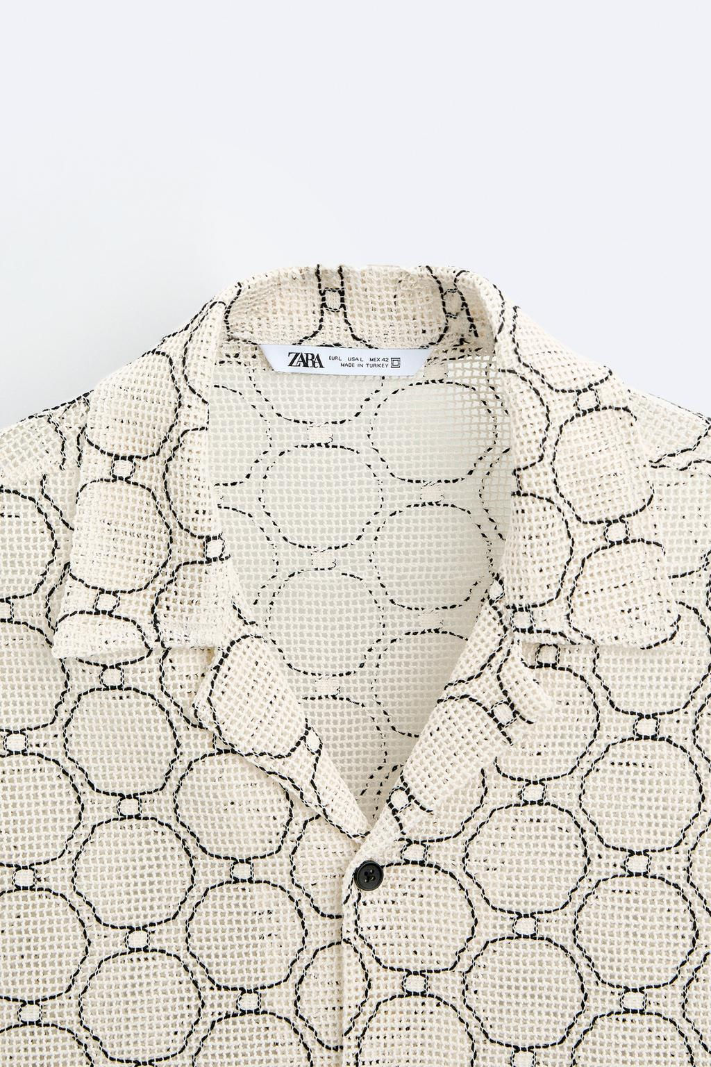 AGIRLIKLI JAKAR GOMLEK - Zara фото 8