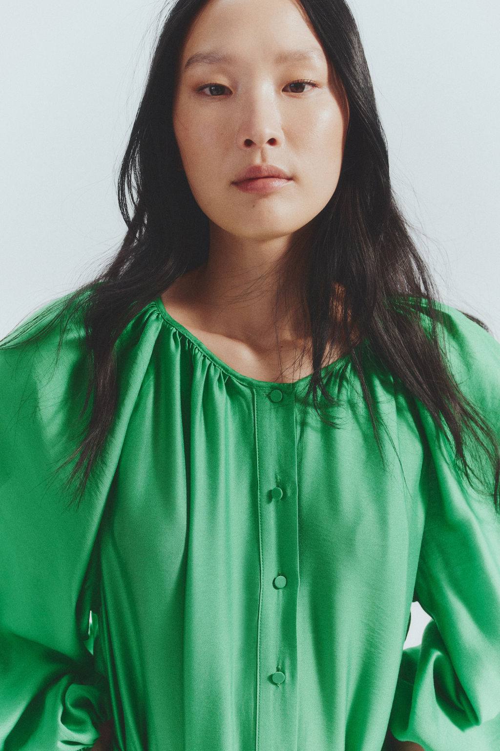Vestido oversize con cintur?n de anudar - H&m фото 5