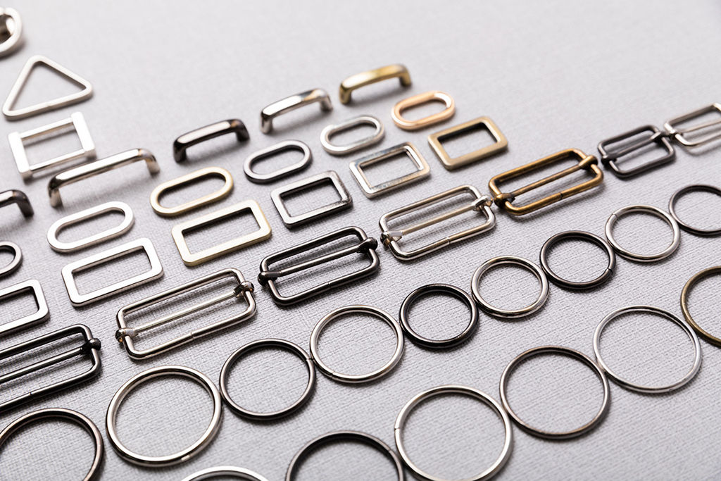 Фурнитура сумочная металл Gamma GHY-32 Шлевка 38 х 21 мм 5 x 2 шт. №04 под никель