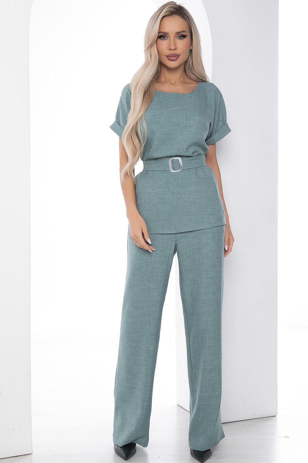 Костюм Летний бриз зеленый К10130 - Lt collection фото 6