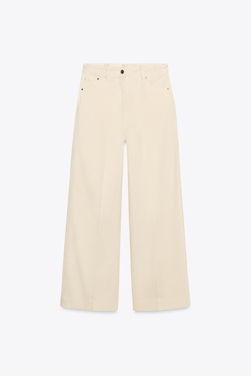 ZW COLLECTION LOOSE HIGH-WAIST JEANS - Zara фото 5