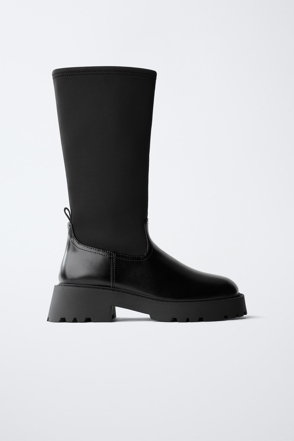 KNEE-HIGH SOCK BOOTS