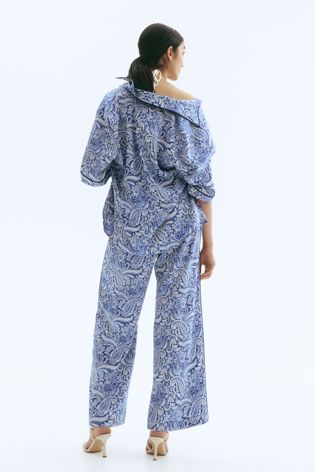 Camisa estampada de sat?n - H&m фото 3