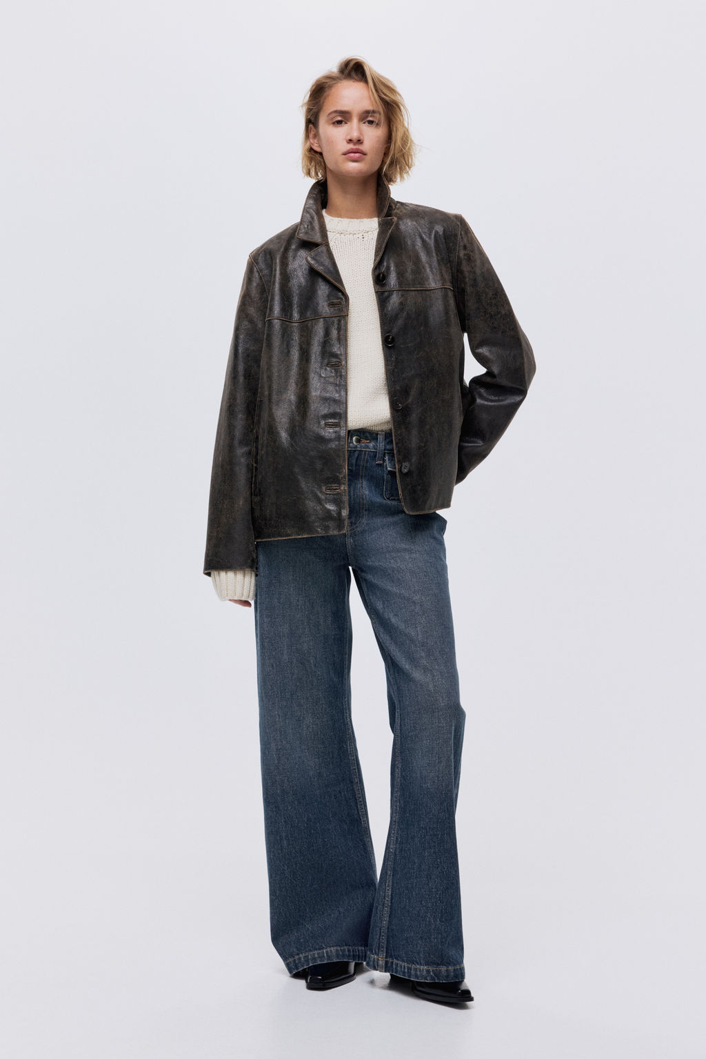 Wide High Jeans - H&m фото 4