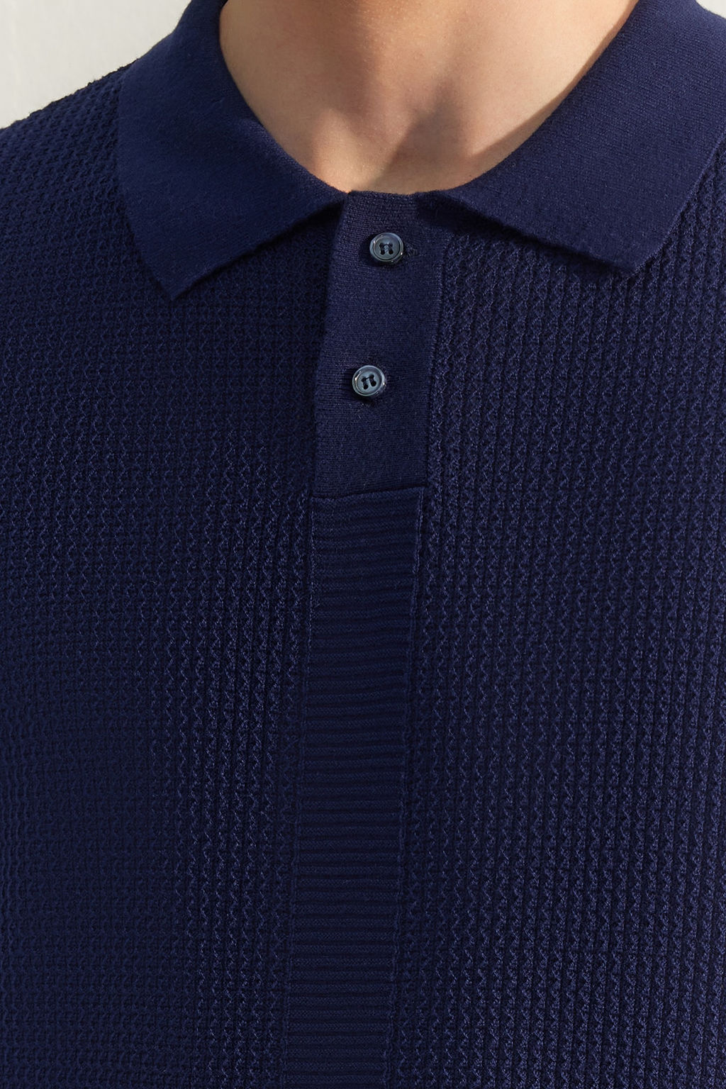 TRENDYOL MAN Lacivert Limited Edition Relaxed K?sa Kol Triko Polo Yaka T-shirt TMNSS23PO00025 - Trendyolmilla фото 5