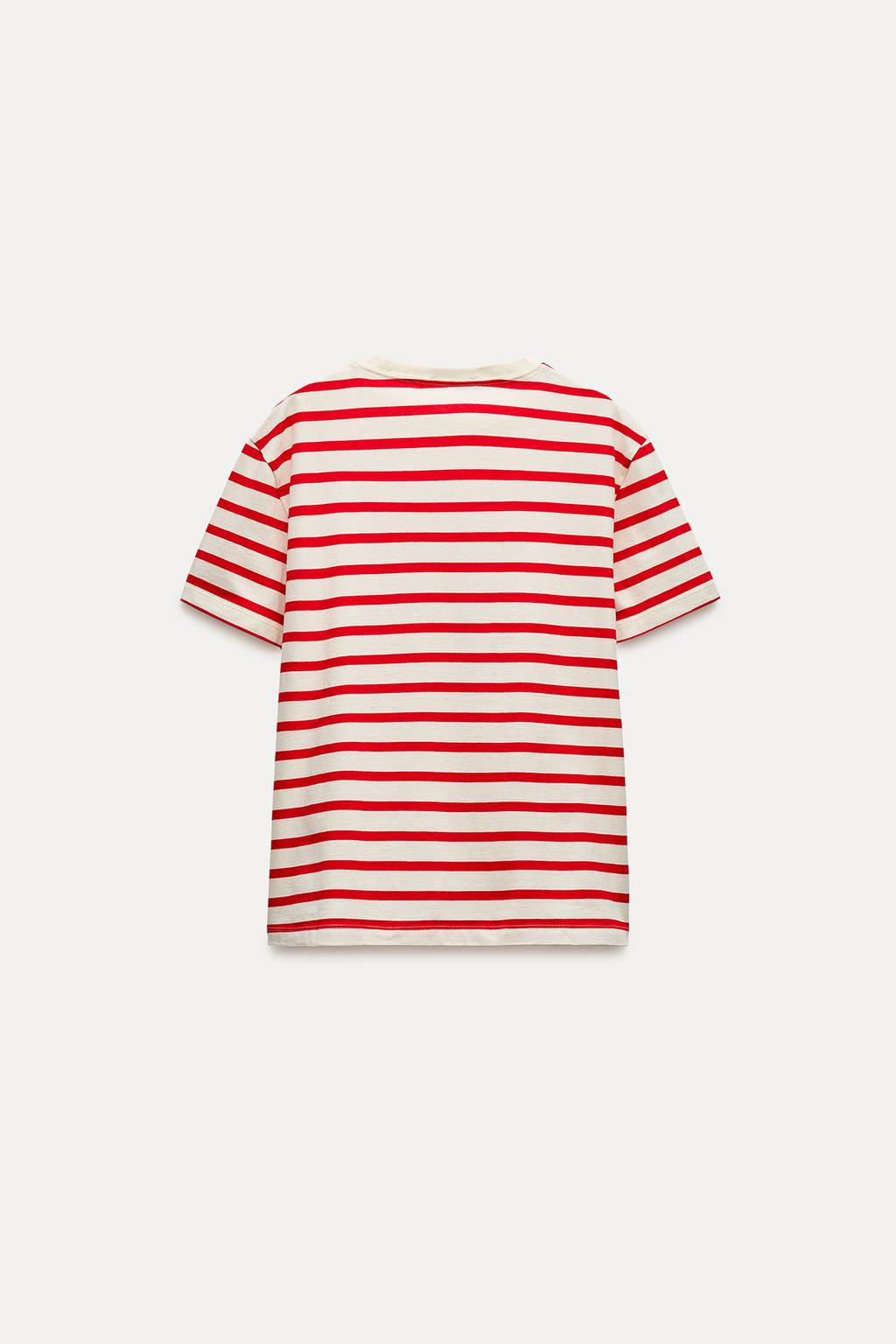 BASIC COTTON T-SHIRT - Zara фото 24