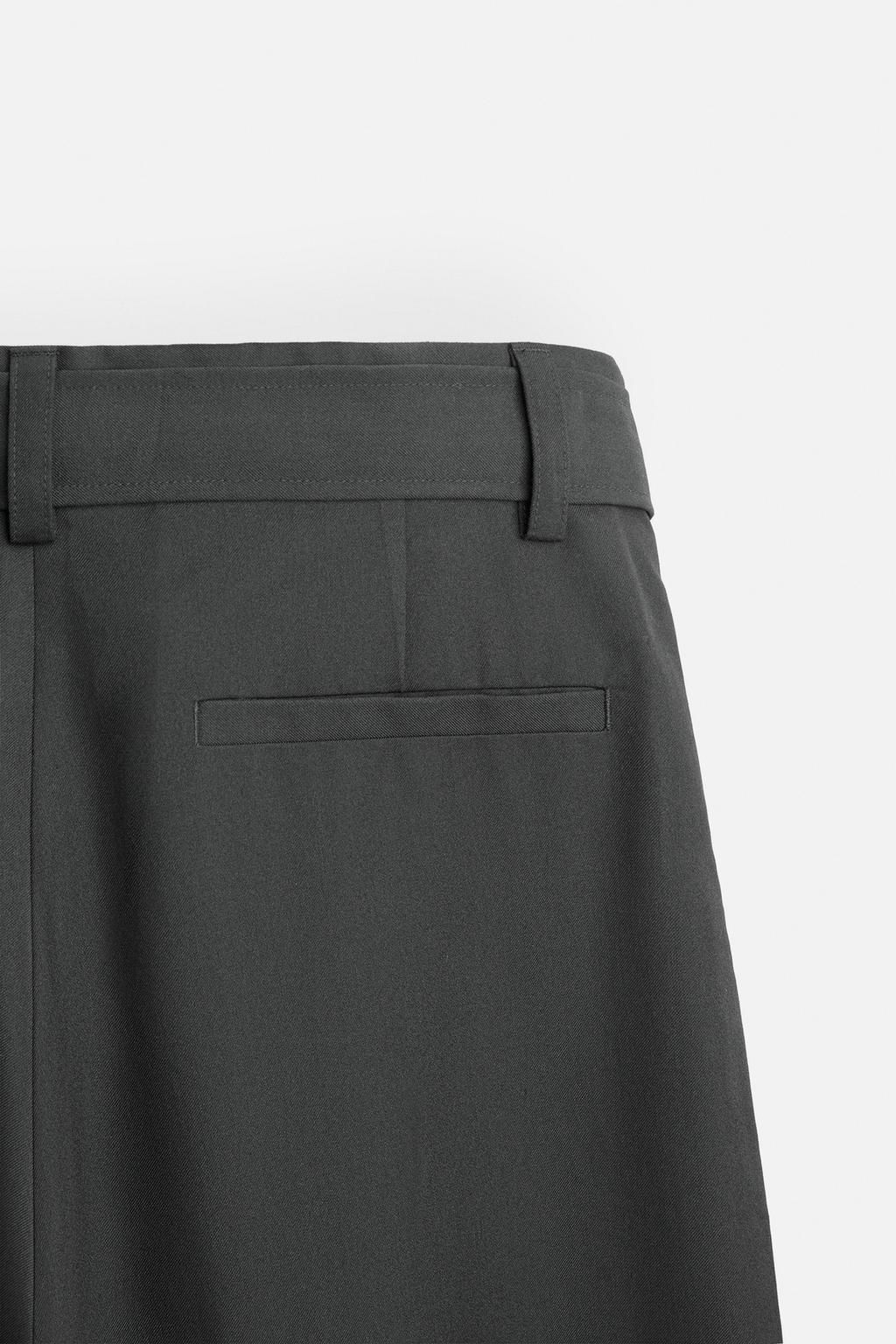 BELTED PLEATED TROUSERS - Zara фото 18