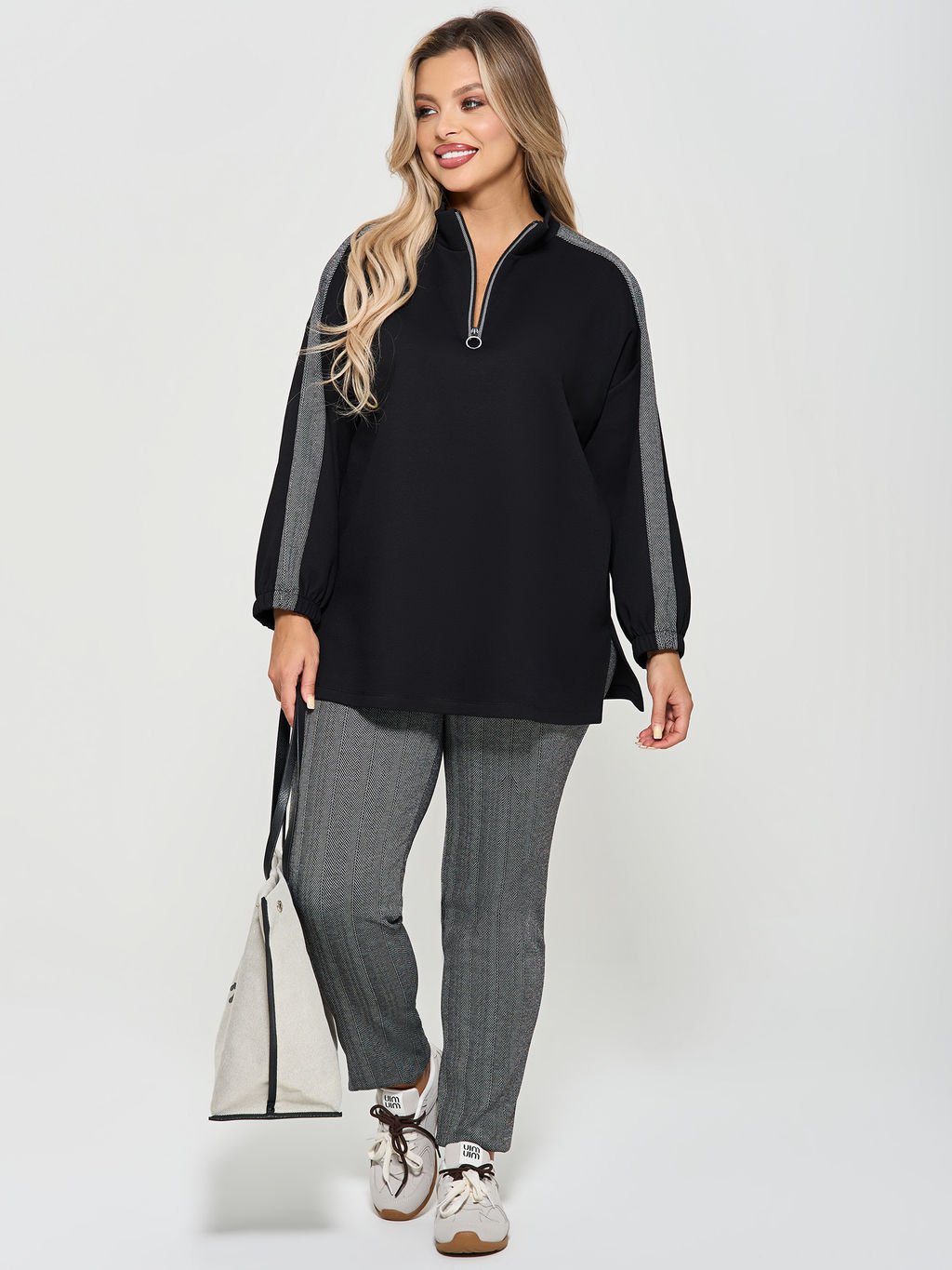 Джемпер 0431-1с черный