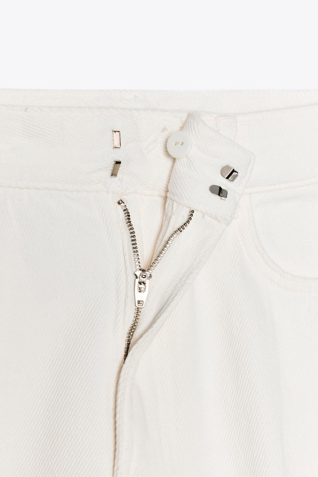 ZW COLLECTION WIDE-LEG HIGH-WAIST JEANS - Zara фото 5