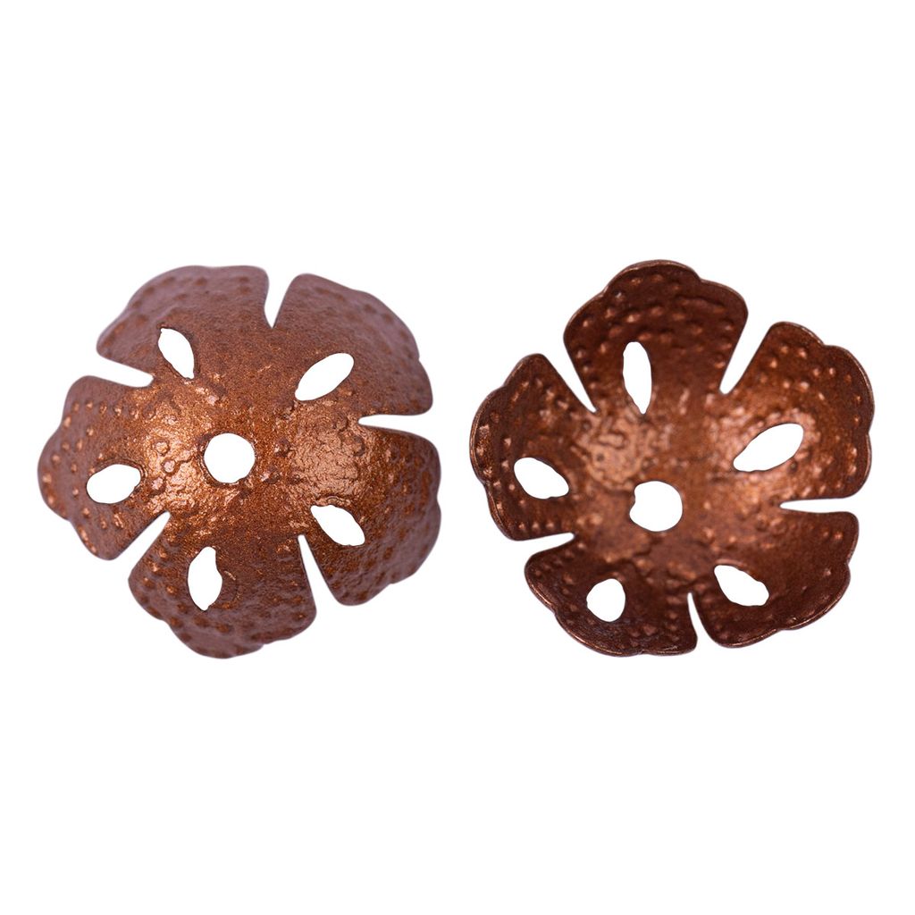 Zlatka Розетка для бус DC-007/5 15 мм 2 мм 5 шт №05 под медь