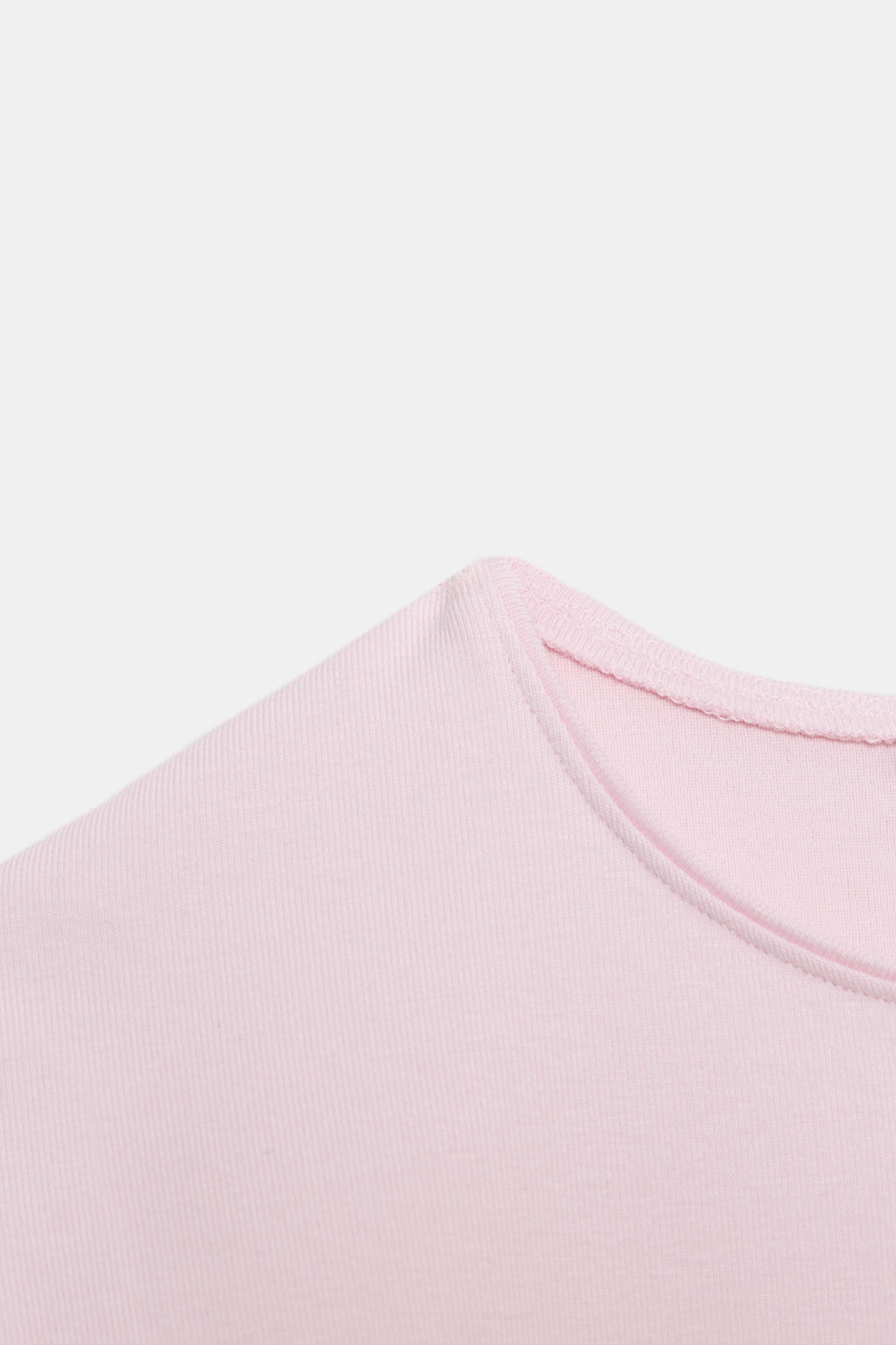 CAMISETA CROPPED MANGA CORTA / Rosa tiza - Zara фото 5