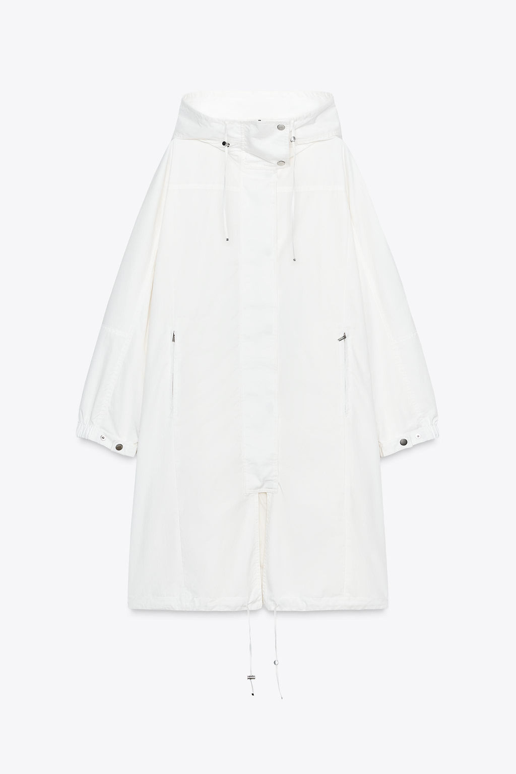 OVERSIZE MULTI-POSITION HOODED PARKA ZW COLLECTION - Zara фото 8